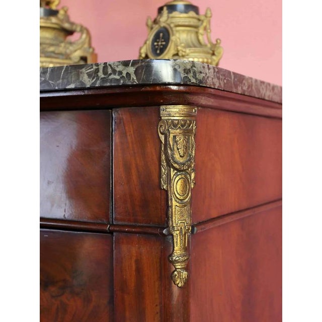 Antique Neoclassical Secretaire in Mahogany, 1800s For Sale - Image 3 of 6