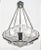 Art Deco French Art Deco Pendant Chandelier by Hugue For Sale - Image 3 of 9