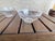 1910s Antique English Stuart Crystal Footed Finger Bowls Nut Dishes - Set of 3 For Sale - Image 5 of 6
