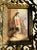 Antique Hand-Painted Original Signed Art of Porcelain Painting With Gilded Florentine Frame From Late 1800s For Sale - Image 9 of 9