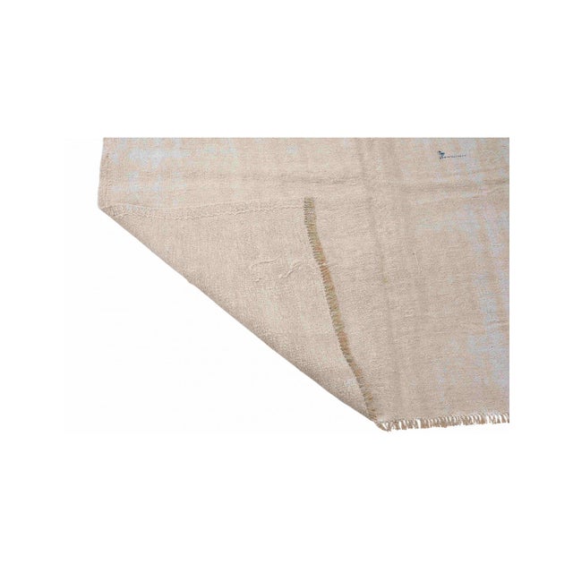 1960s Vintage Modern Hemp Kilim Rug - 5`3″ X 10`0″ Ft. For Sale - Image 5 of 6