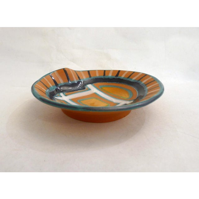 Mid-Century Enameled Bowl with Graphic Decoration by G. Fourmaintraux, 1950s For Sale - Image 13 of 13