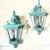 Exquisite Pair of Large Solid Brass Outdoor Wall Lanterns – Verdigris Patina For Sale - Image 18 of 18