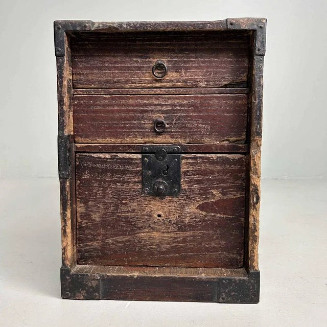 Meiji Period Kake-Suzuri Document Cabinet, Japan, 1890s For Sale - Image 12 of 12