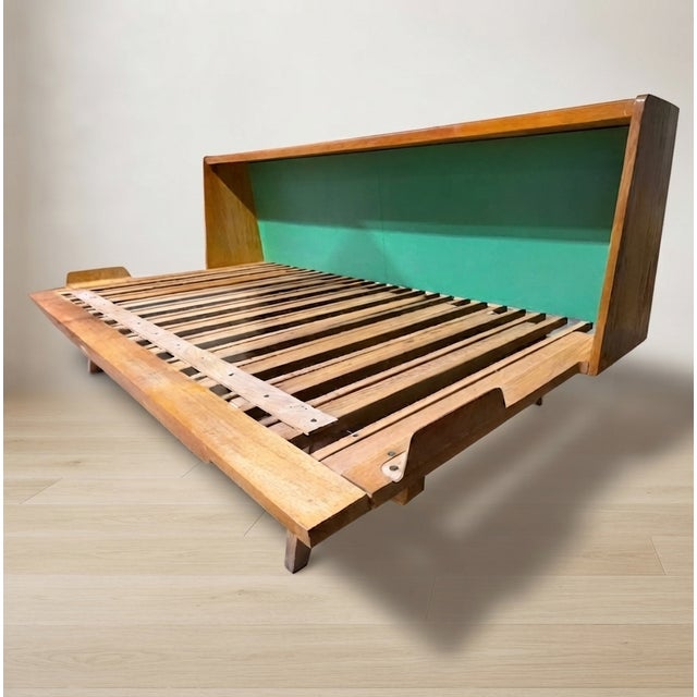 Mid-Century Modern Mid-Century Modern Wooden Extendable Daybed, 1970 For Sale - Image 3 of 18
