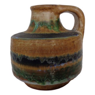 Ceramic G/135 Vase by Fridegart Glatzle for Karlsruher Majolika, Germany, 1970s For Sale