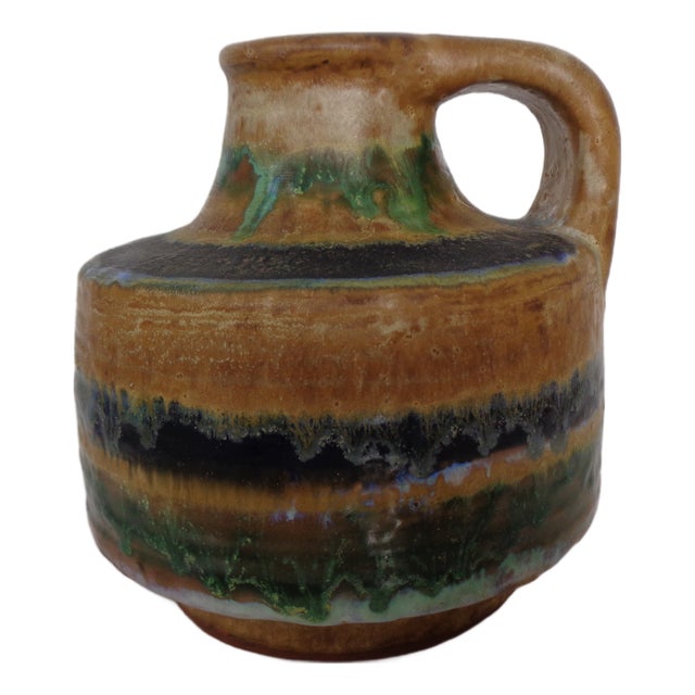 Ceramic G/135 Vase by Fridegart Glatzle for Karlsruher Majolika, Germany, 1970s For Sale