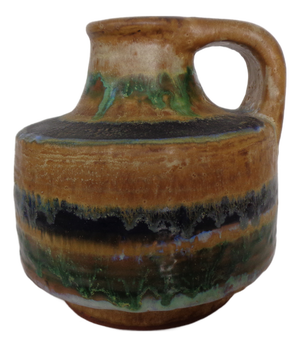 Ceramic G/135 Vase by Fridegart Glatzle for Karlsruher Majolika, Germany, 1970s