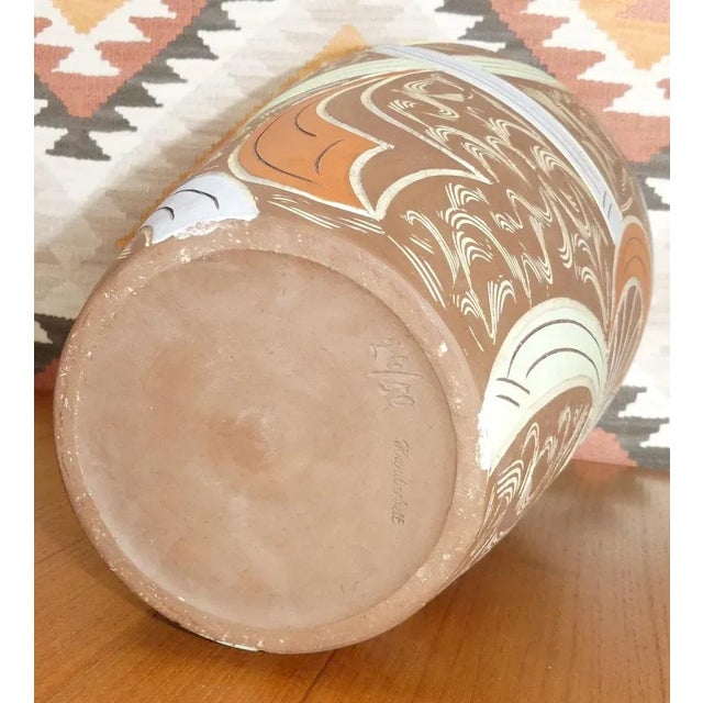 Large Stoneware Floor Vase, 1950s For Sale - Image 9 of 11