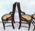 Early 20th Century Antique Eastlake Victorian Style Walnut Cane Seat Side Dining Chairs Set of 4 For Sale - Image 5 of 13