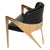 Not Yet Made - Made To Order "Amalfi 2" Chair, With Bronze and Tailor Made Leather For Sale - Image 5 of 11