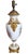 Late 19th Century Antique White & Gilt Bronze Sevres Porcelain Urn Vase Lamp Angels For Sale - Image 5 of 18