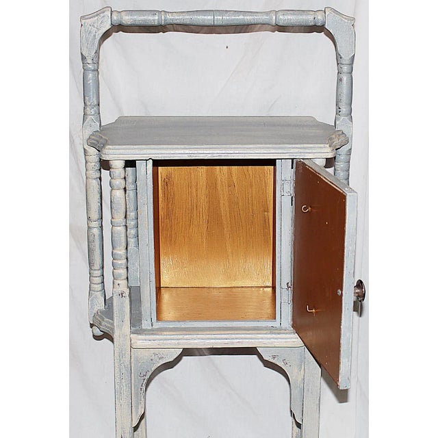 Shabby Chic Painted Copper-Lined Humidor For Sale - Image 4 of 7