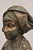 19th Century Antique E. Rousseau Cast Spelter Metal French Maiden Woman Bust Sculpture For Sale - Image 10 of 12