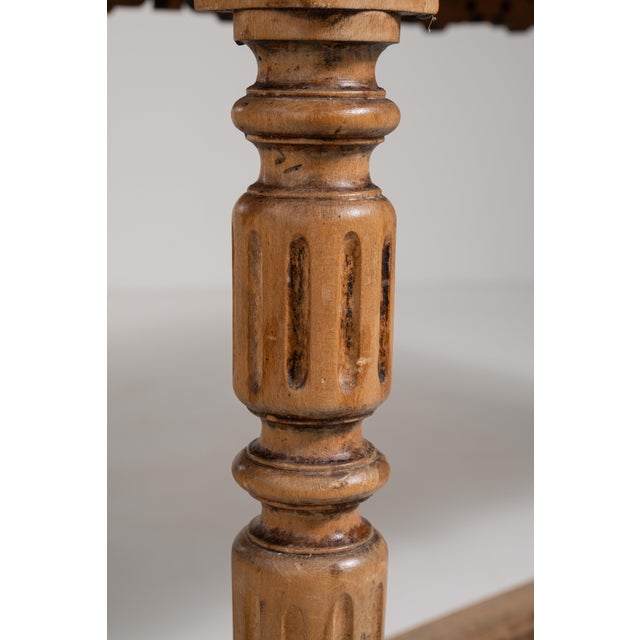 French Butcher's Table with Marble Top, Antique, France, Circa 1900 For Sale - Image 13 of 14