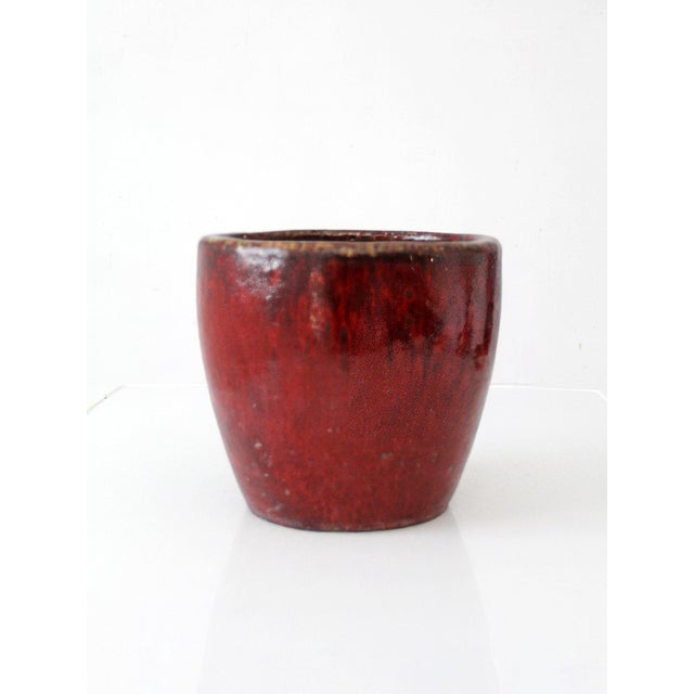 Vintage Studio Pottery Planter Pot For Sale - Image 11 of 11