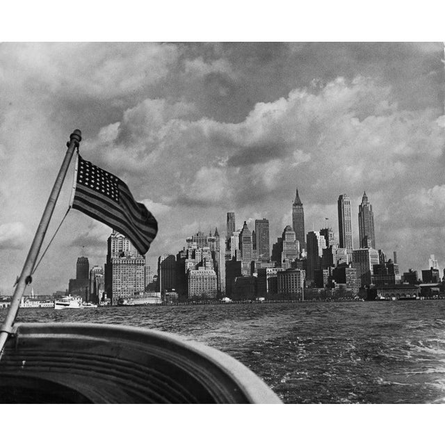 New York City Skyline The Lower Manhattan skyline, New York City, US, circa 1950. (Photo by Daniel/Pix/Michael Ochs...