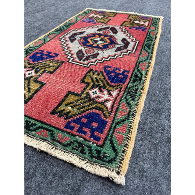 Early 21st Century Turkish Yastik Rug 1'7" x 2'11" For Sale - Image 5 of 5