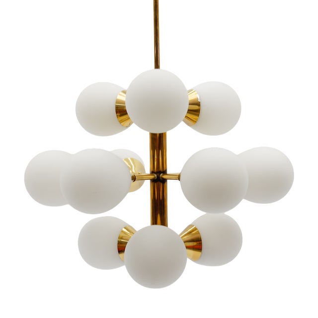 Large Mid-Century Modern Sputnik Lamp from Kaiser Leuchten, Germany 1960s For Sale