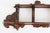 Brown Antique Art Nouveau Ginko Wall Shelf in Walnut, France, 1900 For Sale - Image 8 of 16