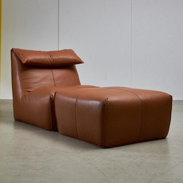 Set of Le Bambole Lounge Chair and Ottoman by Mario Bellini for B&B Italia, 1972 For Sale - Image 14 of 14