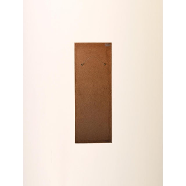 1960s Scandinavian Rectangular Oak Mirror, 1960s For Sale - Image 5 of 7