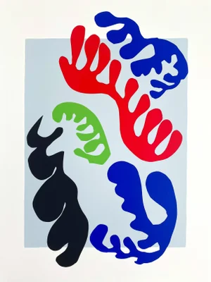 Henri Matisse Vintage 1991 Modernist Fine Art Serigraph Print " Le Lagon " 1947