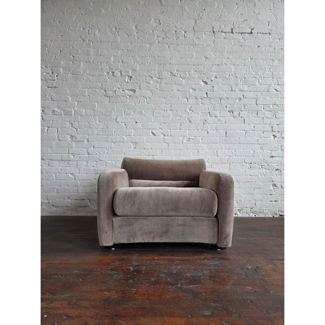 Taupe 1974 Milo Baughman for Thayer Coggin Chair For Sale - Image 8 of 15