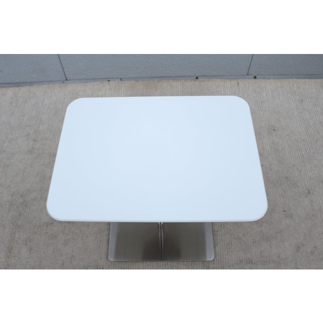 Minimalist Jephson Robb for Bernhardt Design Quiet Rectangular Laptop Side Table For Sale - Image 13 of 18