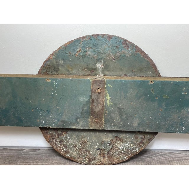 Art Deco Original 1940's Mid Century Southern Railway Enamel Target Sign “Dover Priory” – British Railwayana For Sale - Image 3 of 12