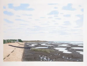 Bill Sullivan Low Tide 20 Hand Colored Lithograph