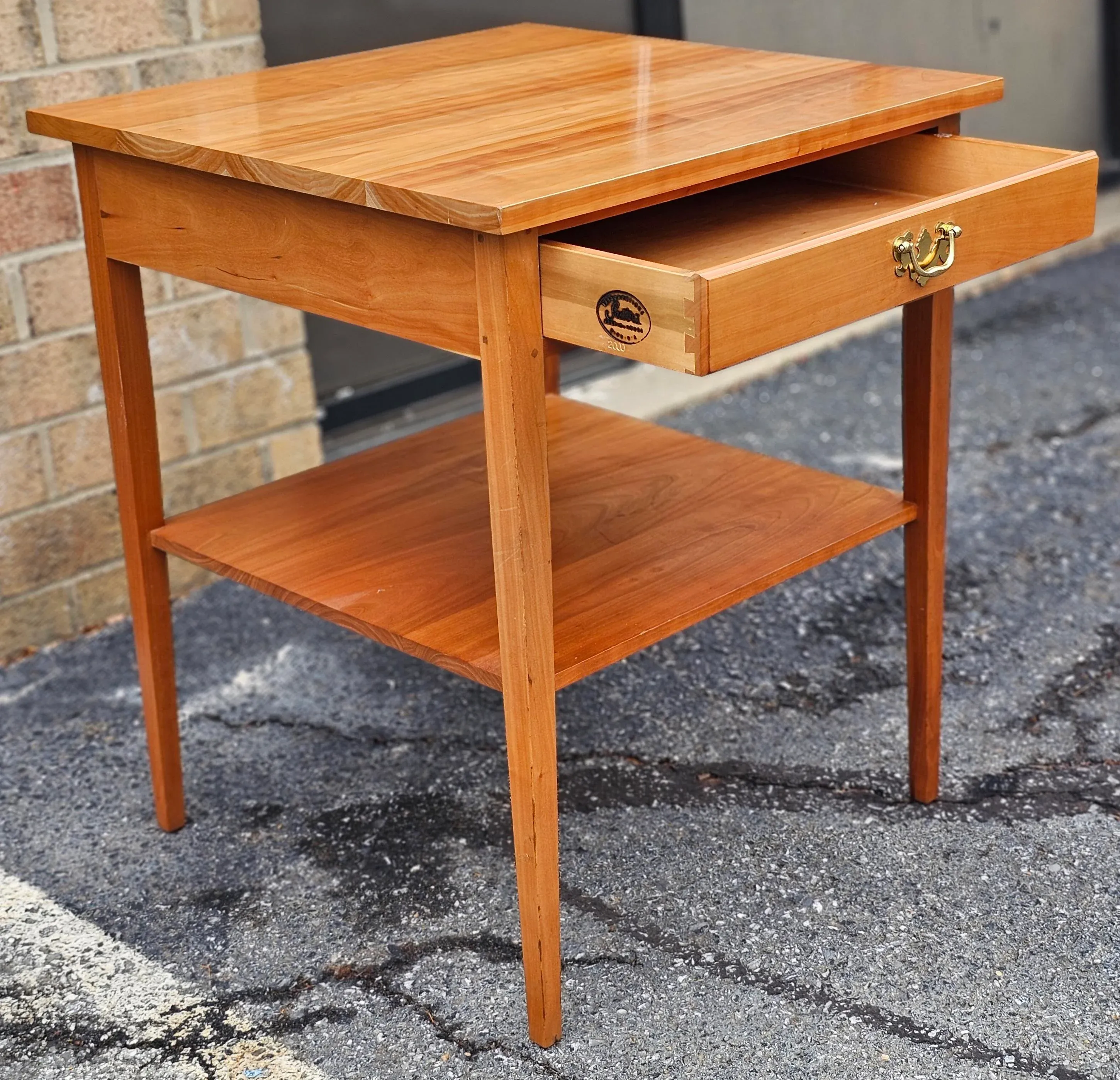National TableStereo vintage620×250×220 20th Century Suters Reproductions Federal Style Solid Cherry Side
