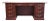 Kimball Furniture Solid Mahogany Traditional Style 72" Executive Office Desk For Sale
