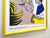 Yellow Roy Lichtenstein Vintage 1991 Fine Art Lithograph Print Framed Pop Art Poster " Thinking of Him " 1963 For Sale - Image 8 of 12