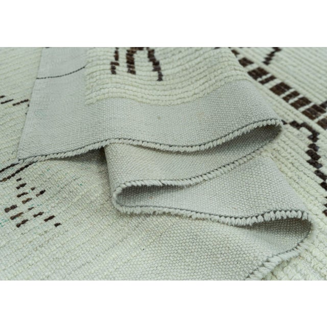 Turkish Tulu Handmade Rug 7'8" x 10'5" #19334 For Sale In Houston - Image 6 of 8