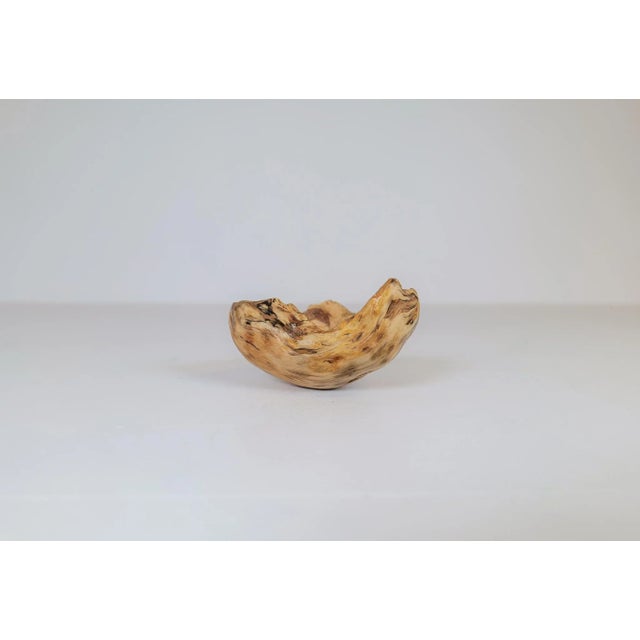 Swedish Folk Art Organic Burl Bowls, 1960s, Set of 3 For Sale - Image 13 of 16