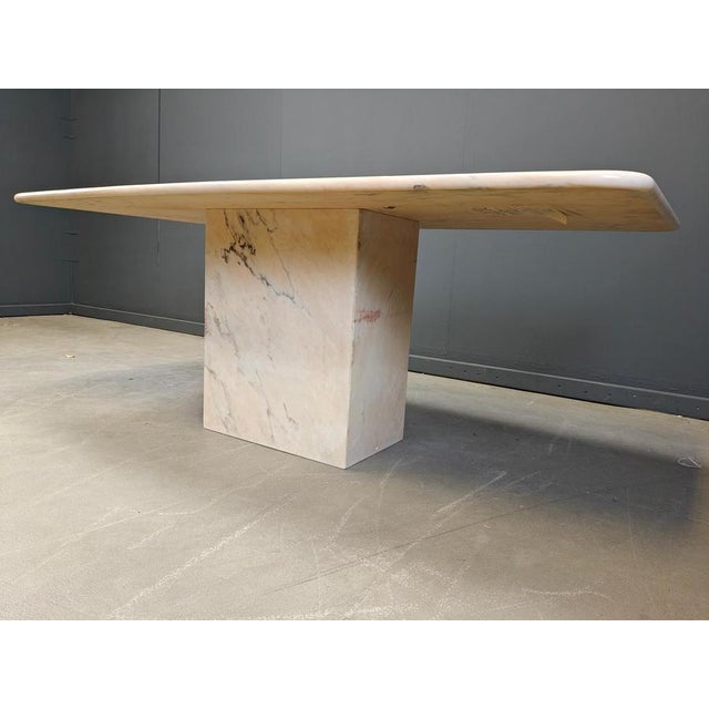 Vintage Italian Marble Dining Table, 1970s For Sale - Image 4 of 14
