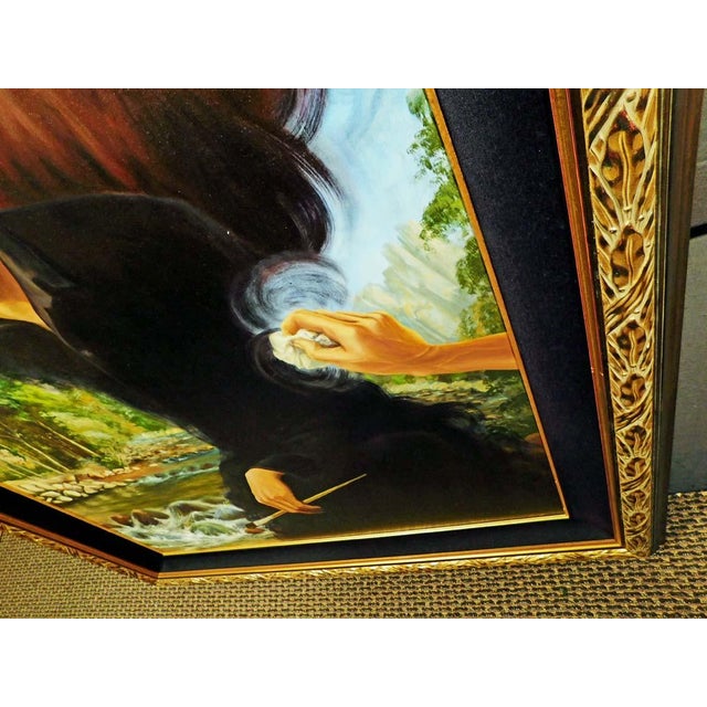 Textile Fazly (Fazoil Ataullakhanov) "Visions of Art, Nature an Self" Original Oil For Sale - Image 7 of 14