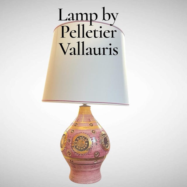Studio Pottery Ceramic Lamp by Georges Pelletier, 1970s For Sale - Image 4 of 10
