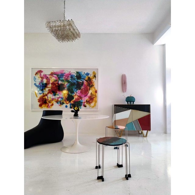 Brown Side Table by Gaetano Pesce for Corsi Design Factory, 2010s For Sale - Image 8 of 9