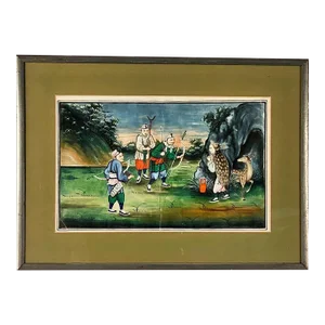 Chinese Painting on Pith Paper, Circa 1840