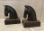 Pair of 1930s Art Deco Black Marble and Brass Horse Head Bookends For Sale - Image 12 of 12
