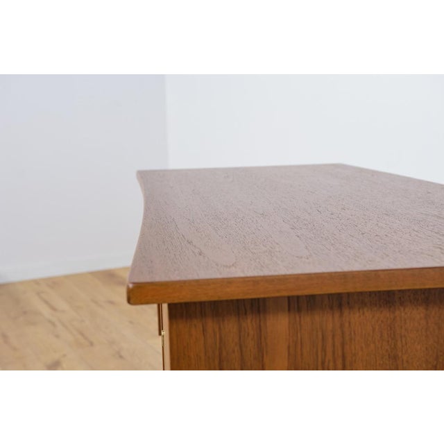 Mid-Century Danish Freestanding Teak Desk, 1960s For Sale - Image 12 of 18