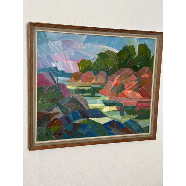 Ulf Tedenstig, Autumn Landscape, 1960s, Oil on Canvas, Framed For Sale - Image 16 of 18