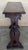 Brown 19th Pair of Solid Walnut Baroque Lyre-Leg Trestle Nightstands With Drawer For Sale - Image 8 of 11