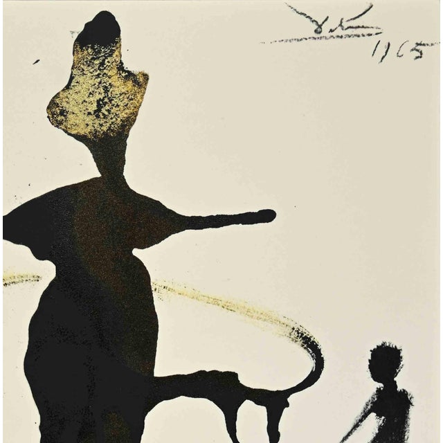 Filiae Herodiadis saltatio is a Color lithograph on heavy rag paper realized in 1964. It is part of Biblia Sacra vulgatæ...