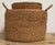 Vintage Handled Woven Seagrass Basket For Sale - Image 9 of 10