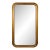 Large French Louis Philippe Napoleon III Rounded Gilt Mirror For Sale