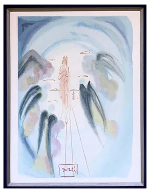 Salvador Dali, Heaven Canto 25, Mid 20th Century, Engraving