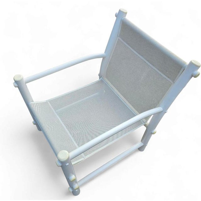 PVC Pipe Mesh Indoor or Outdoor Chairs, 1970s, Set of 2 For Sale - Image 12 of 15
